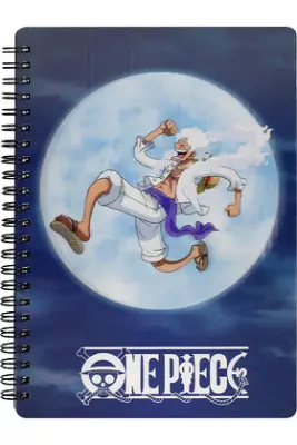Figurine One Piece gear 5 3d effect notebook